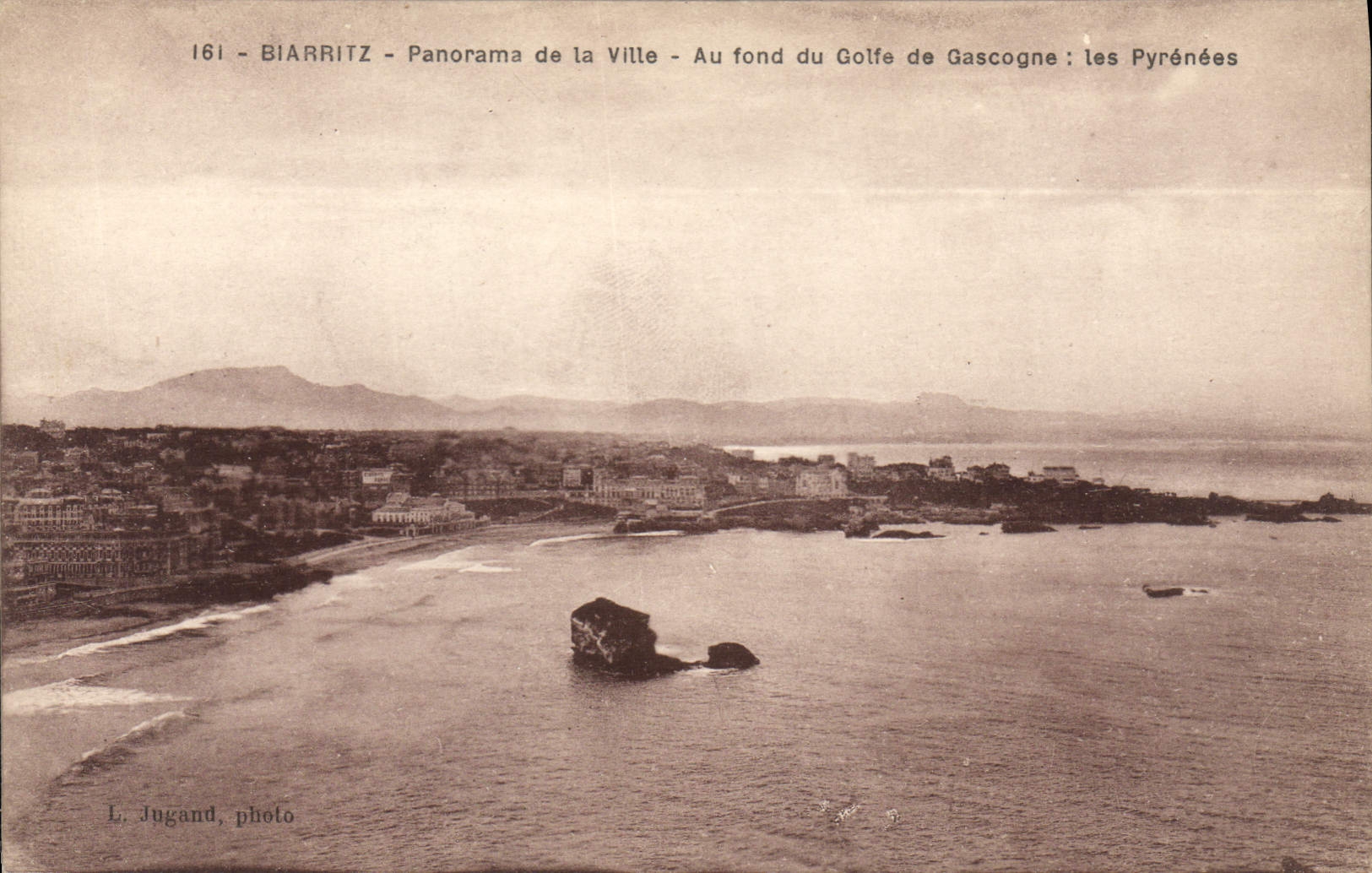 CPA Biarritz Panorama de la Ville 
