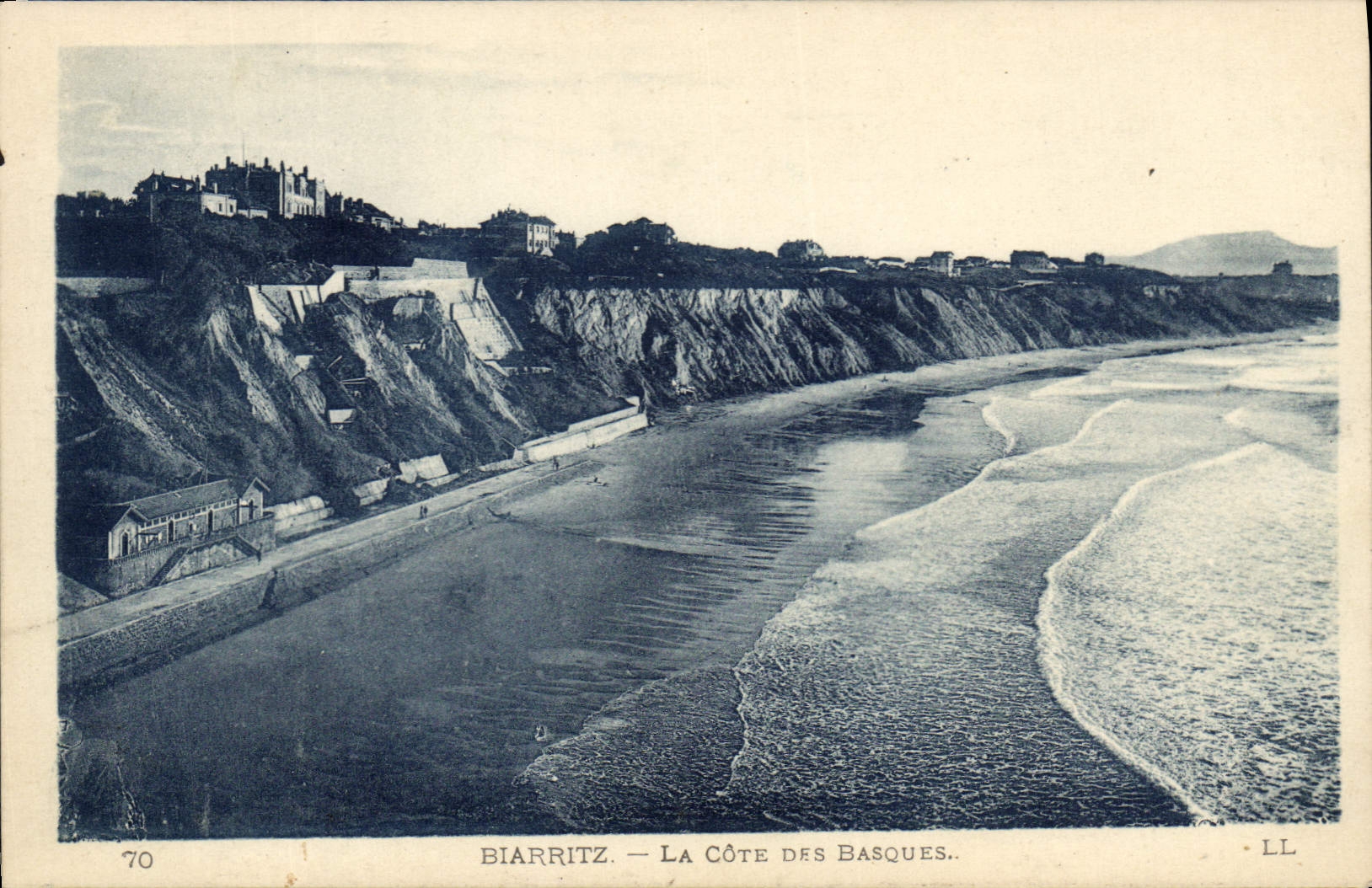 CPA Biarritz La Cote des Basques 