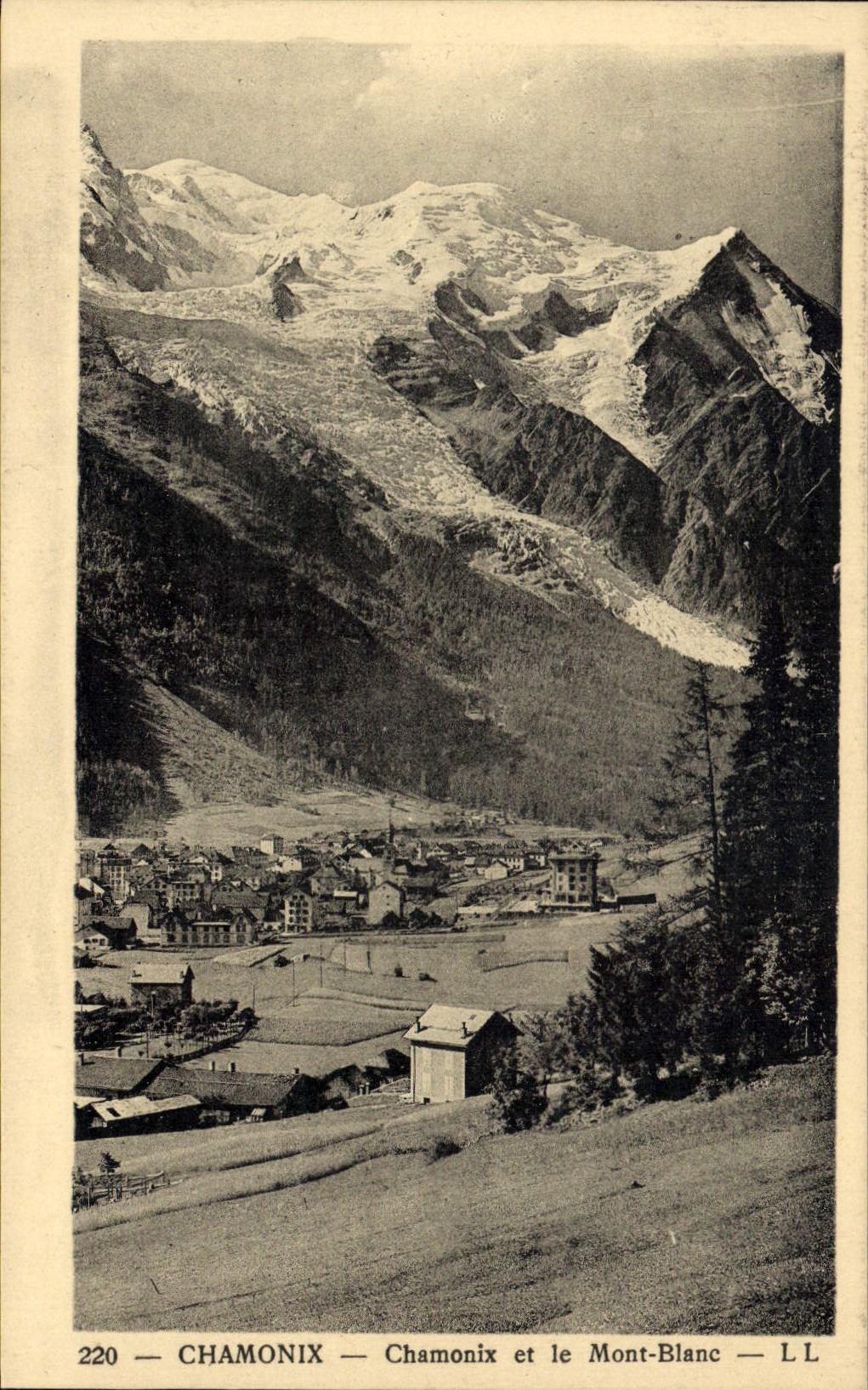 CPA Chamonix Chamonix et le Mont Blanc 