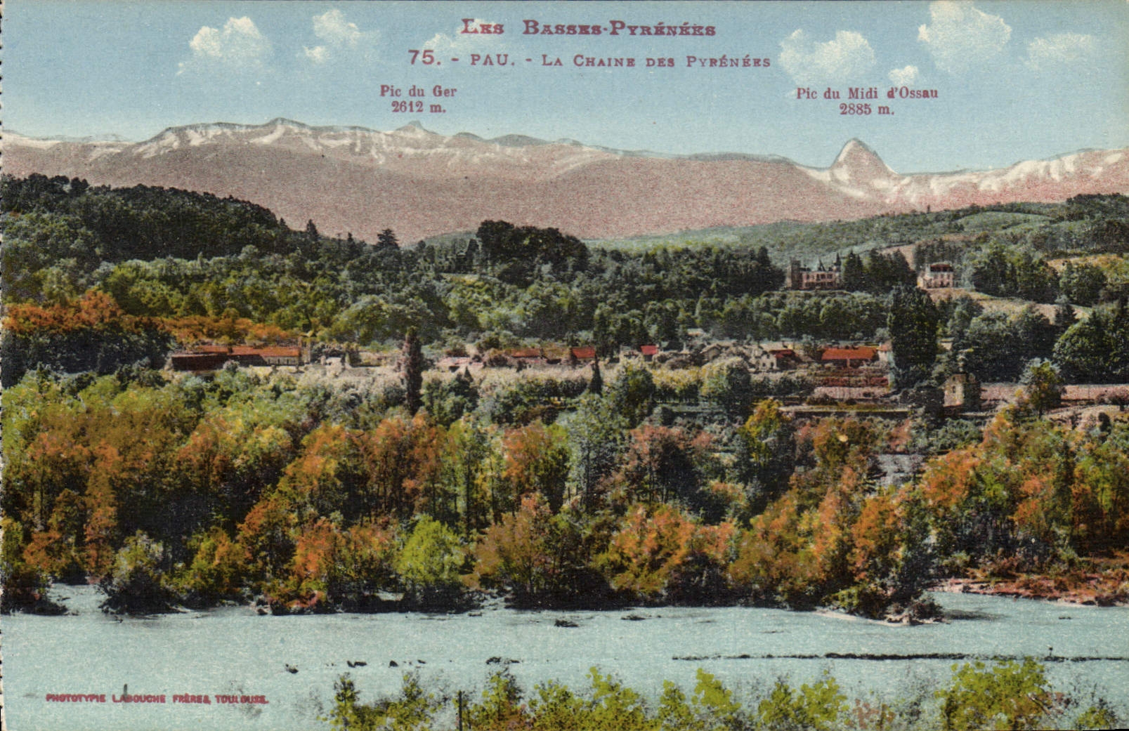 CPA Pau La Chaine des Pyrenees 