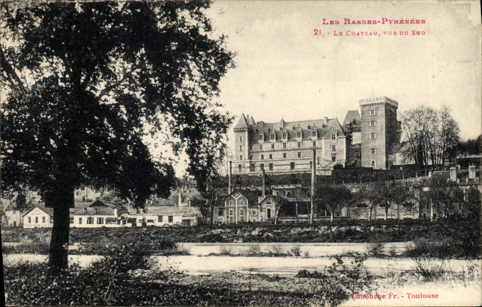 CPA Pau Le Chateau Vue du Sud 