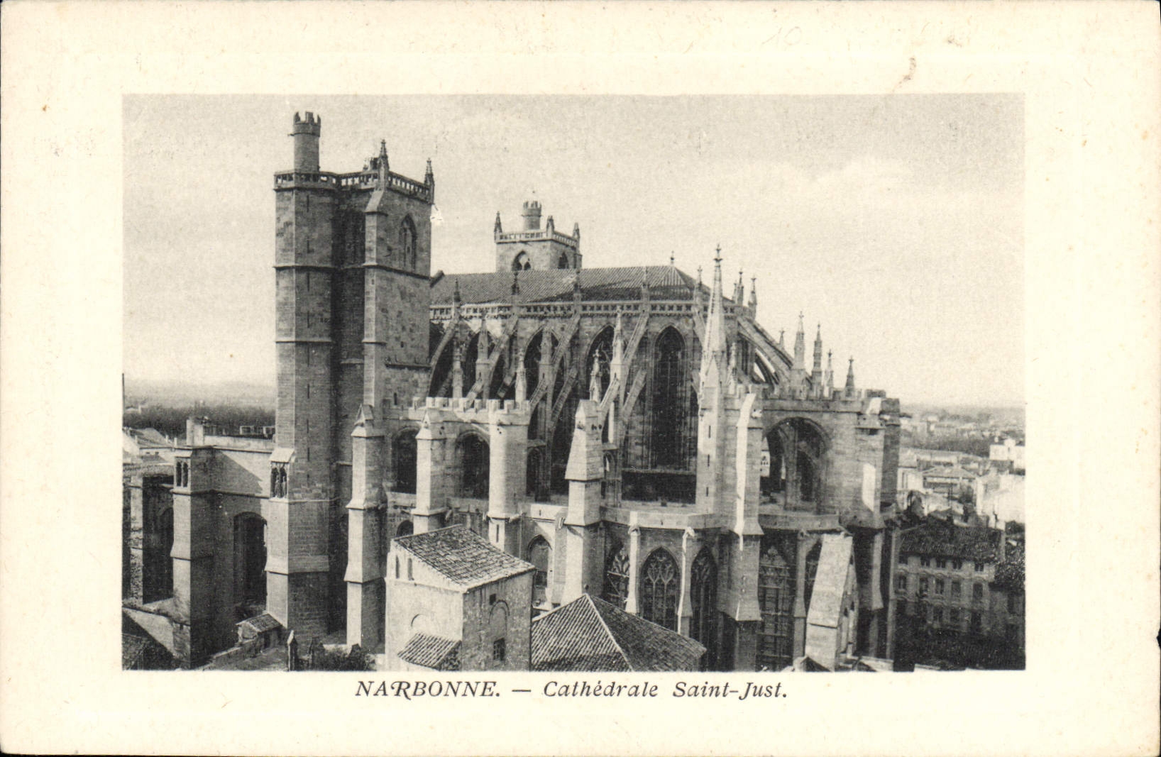 CPA Narbonne Cathedrale Saint Just 