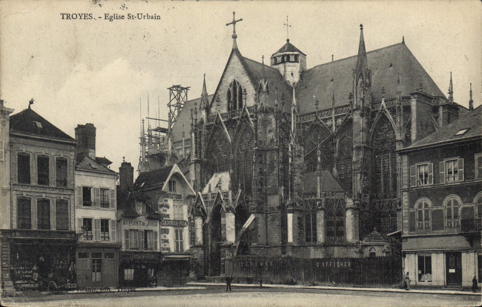 CPA Troyes Eglise St Urbain 