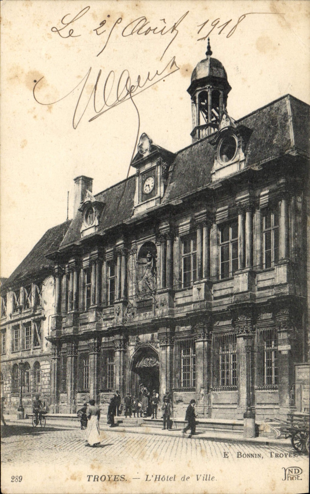 CPA Troyes L'Hotel de Ville 