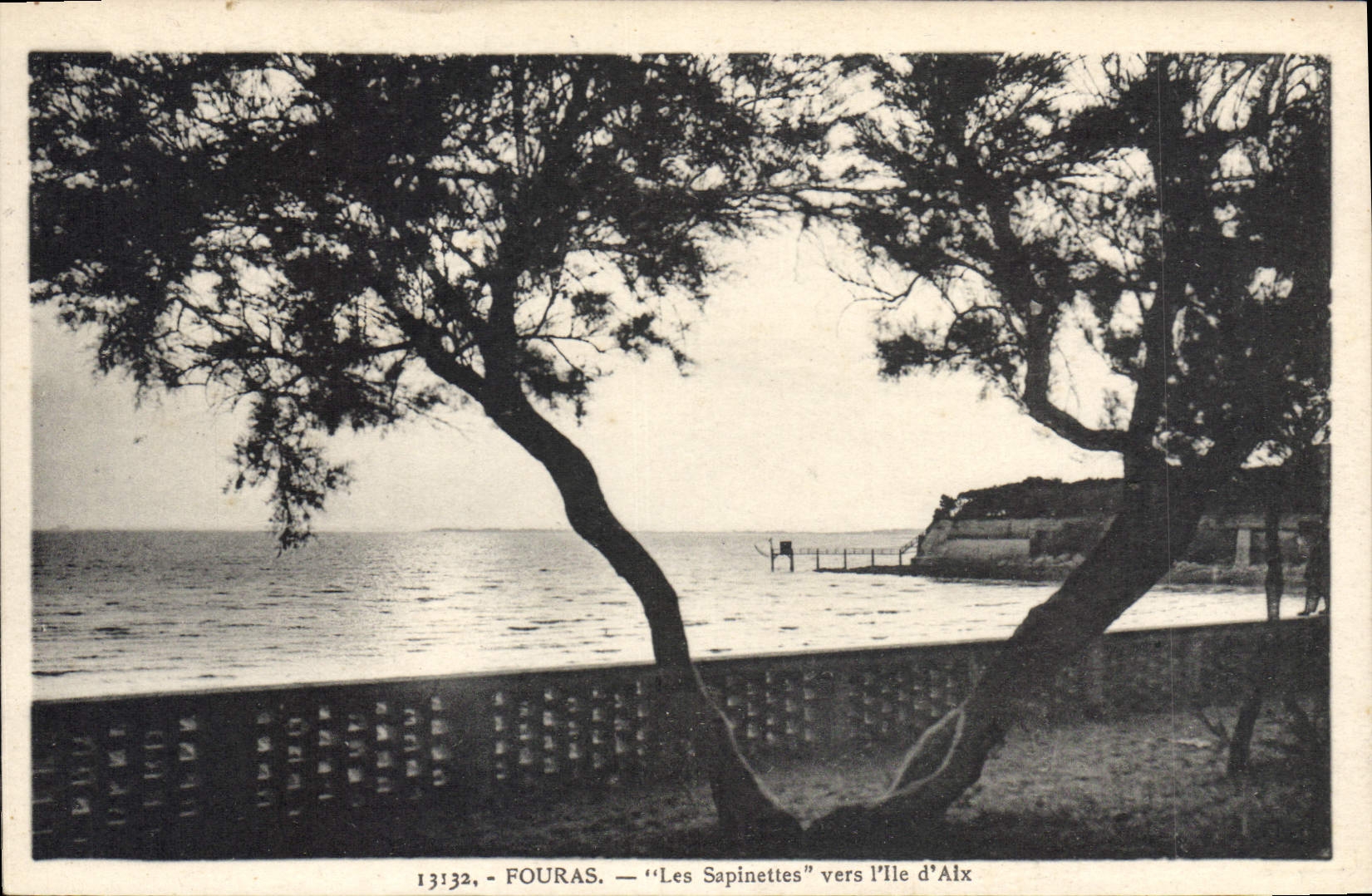 CPA Fouras Les Sapinettes vers l'Ile d'Aix 