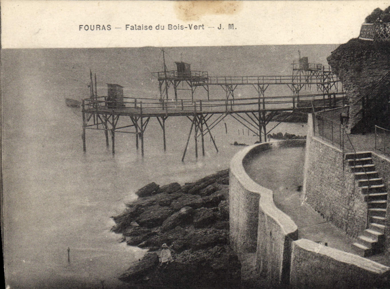 CPA Fouras Falaise du Bois Vert