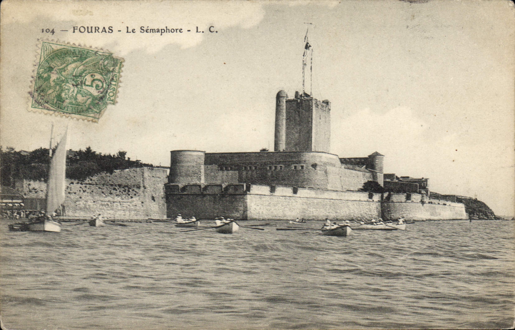 CPA Fouras Le Semaphore 