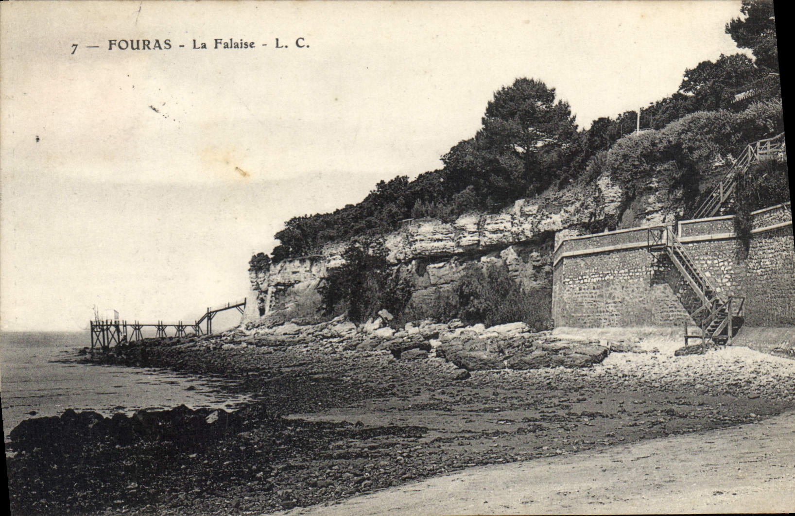 CPA Fouras La Falaise 