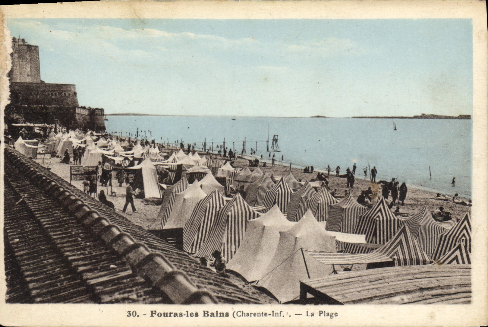 CPA Fouras les Bains La Plage 