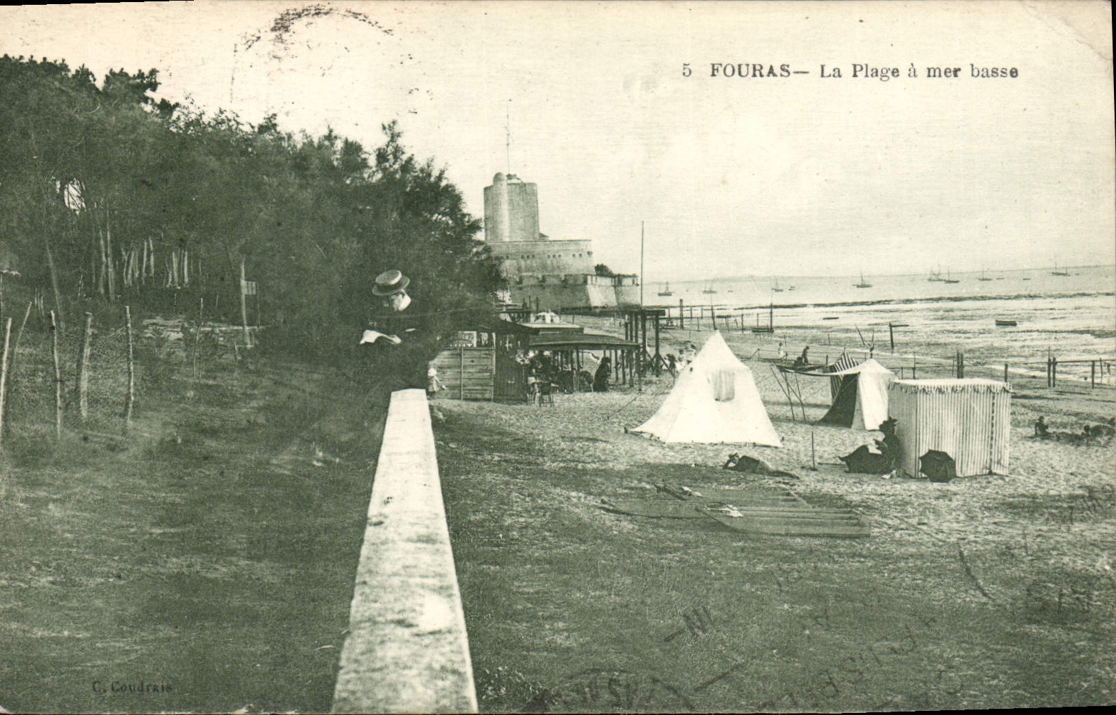 CPA Fouras La Plage a mer basse 