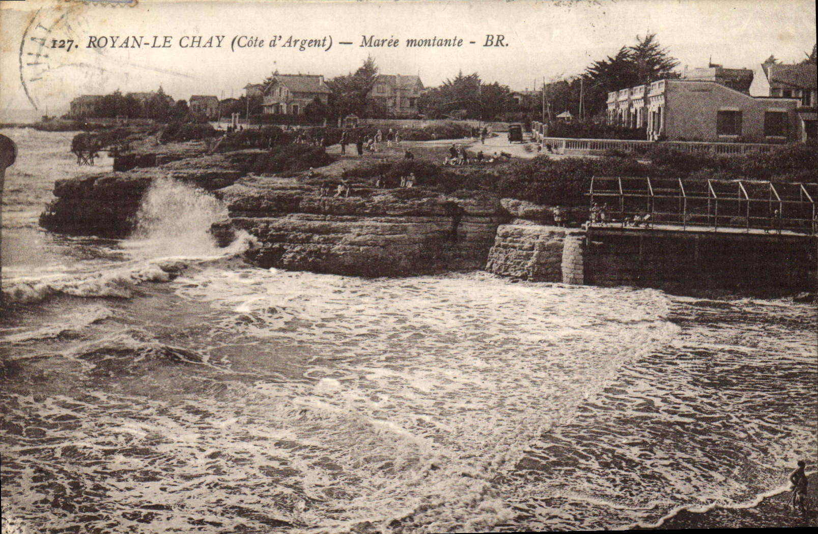 CPA Royan Le Chay Cote d'Argent Maree montante 