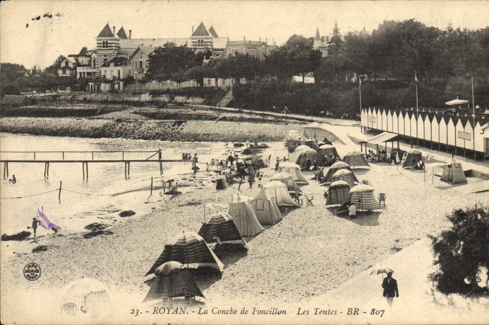CPA Royan La Couche de Foncillon Les Tentes 