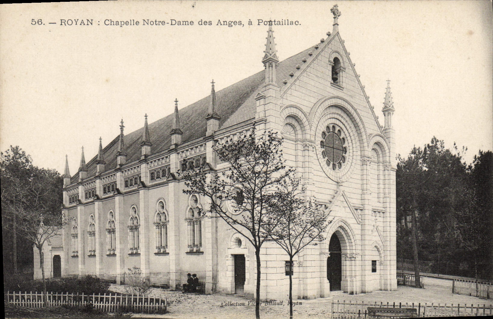 CPA Royan Chapelle Notre Dame des Anges a Pontaillac