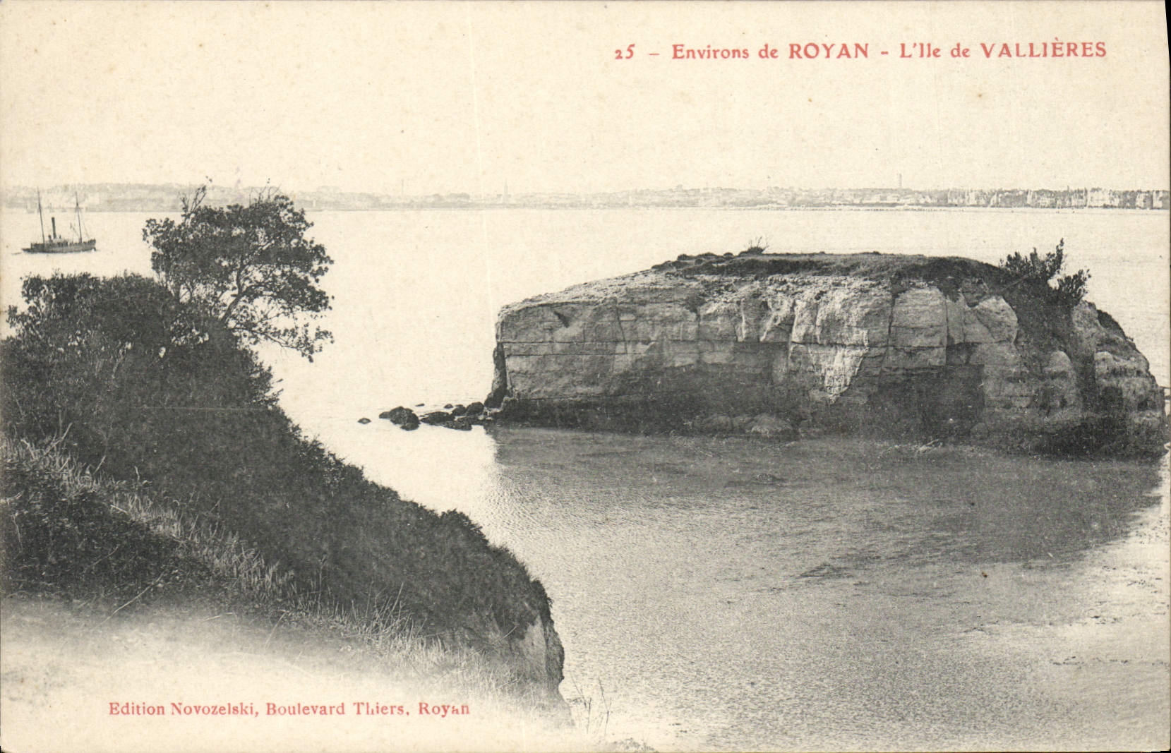 CPA Environs de Royan L'Ile de Vallieres 