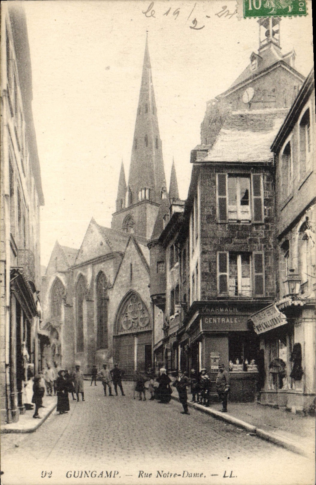 CPA Guingamp Rue Notre Dame 