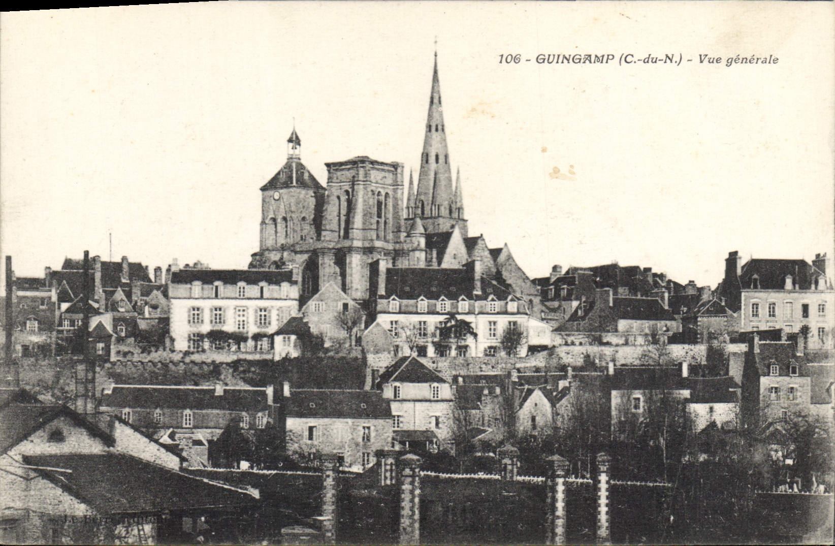 CPA Guingamp Vue generale 