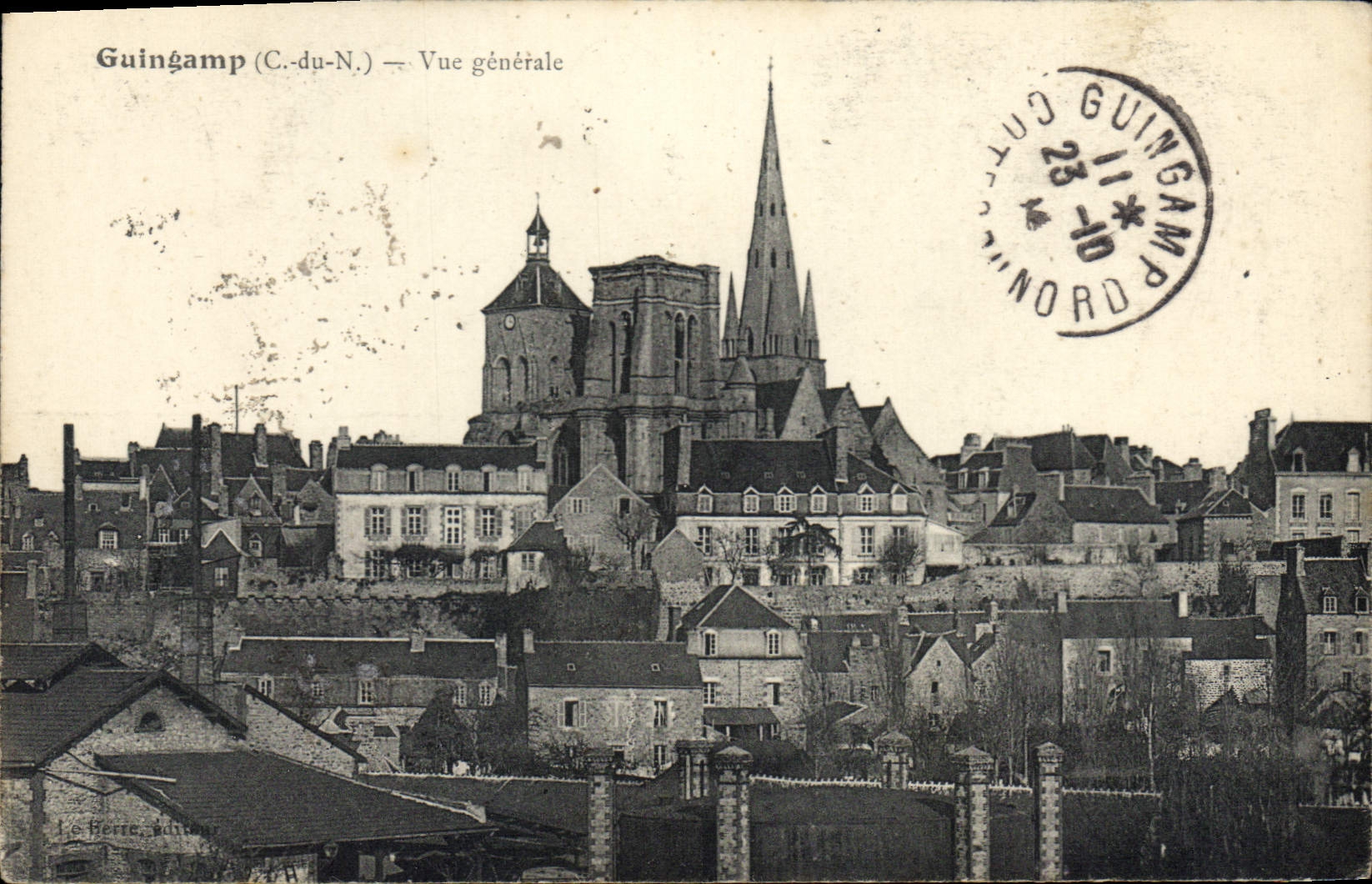 CPA Guingamp Vue generale 