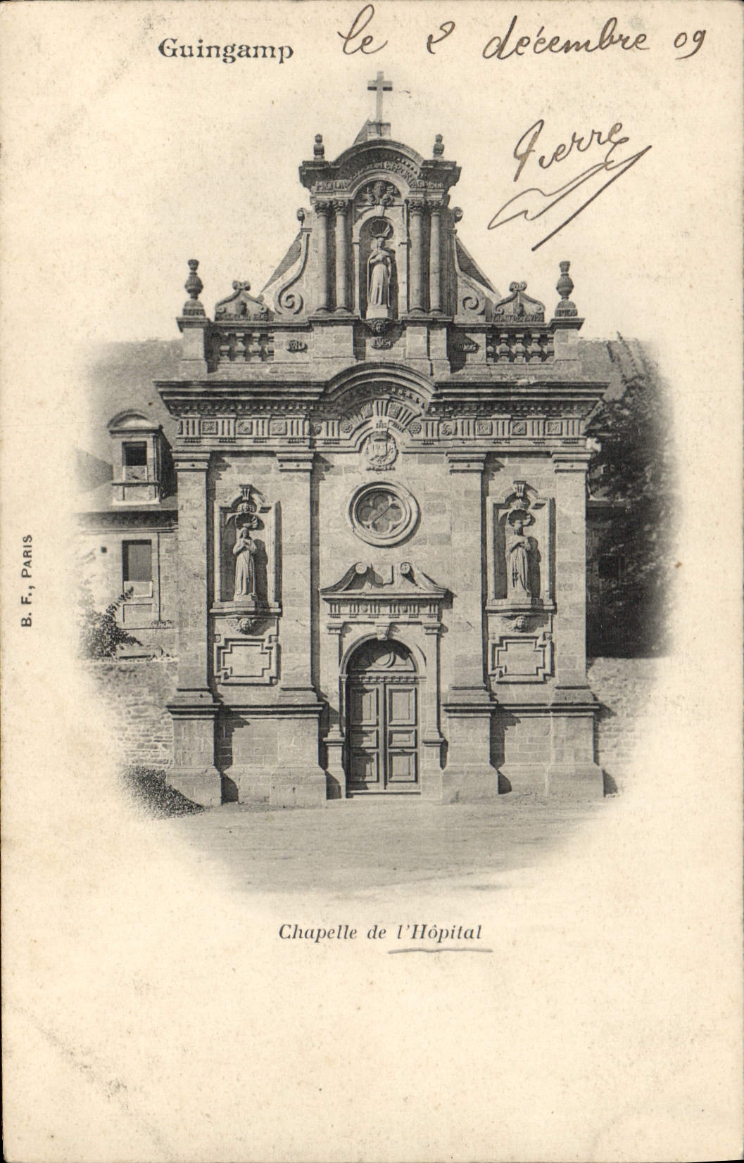 CPA Guingamp Chapelle de l'Hopital 