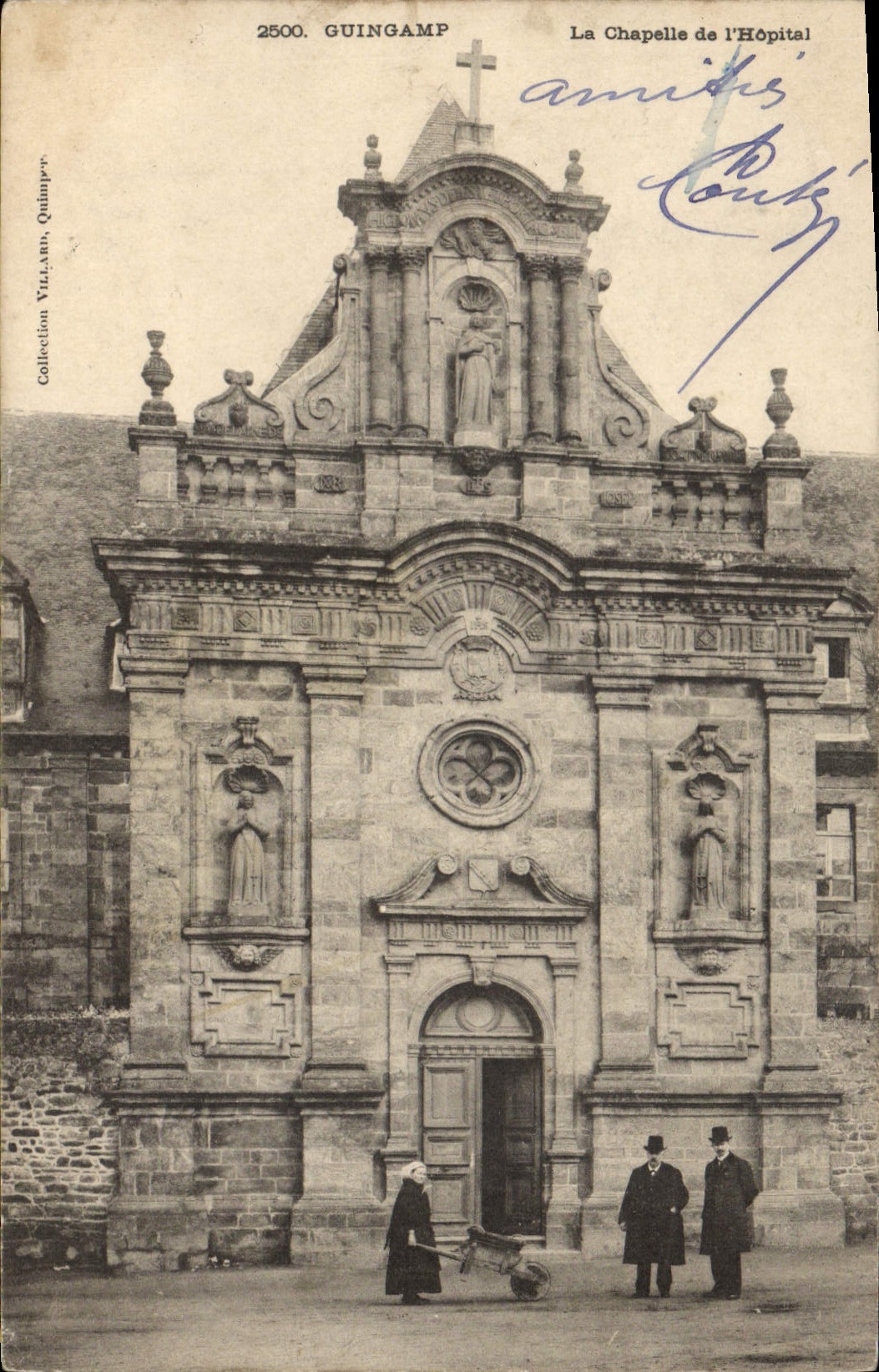 CPA Guingamp La Chapelle de l'Hopital 