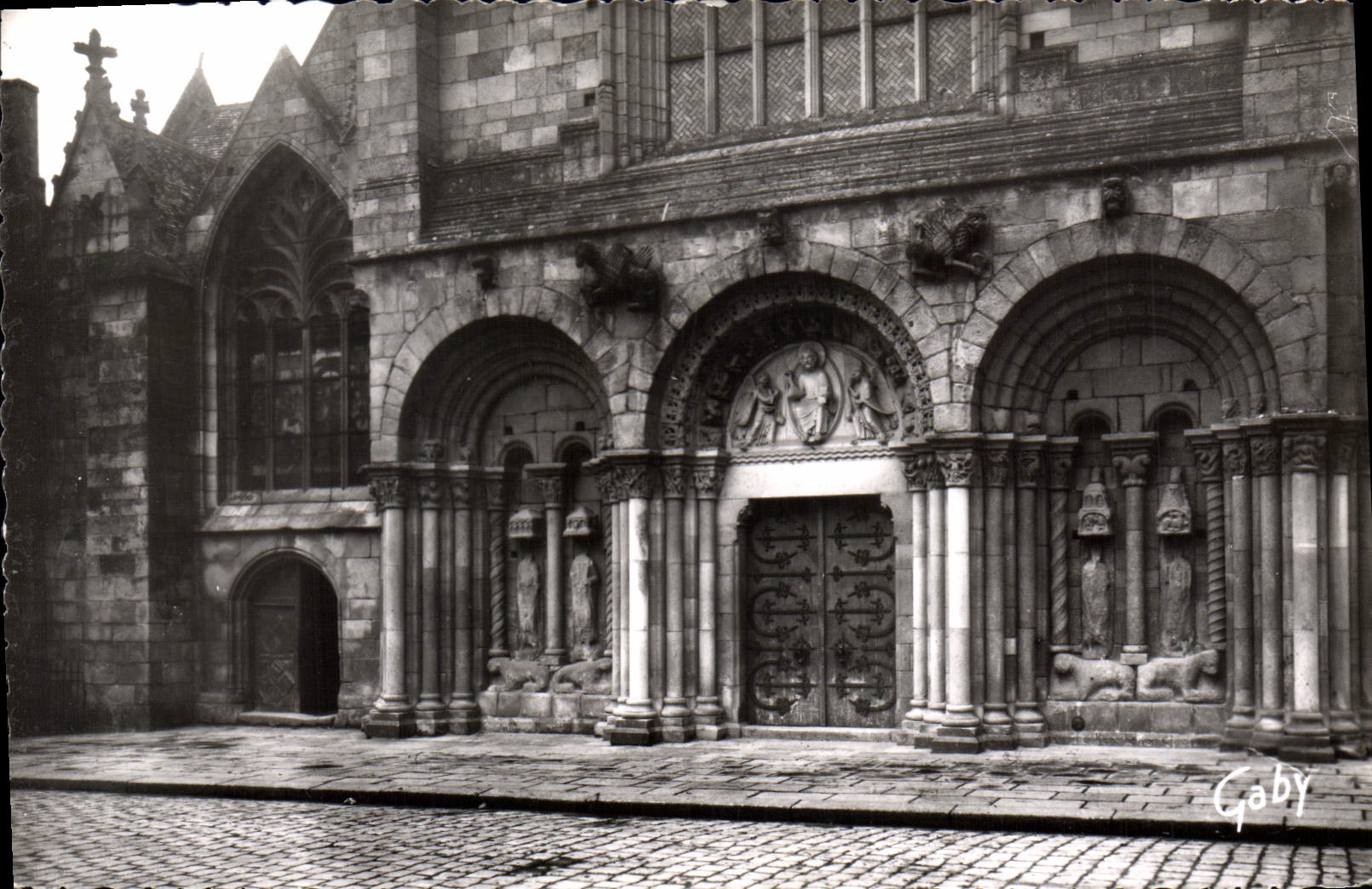 CPM Dinan Portail de l'Eglise Saint Sauveur