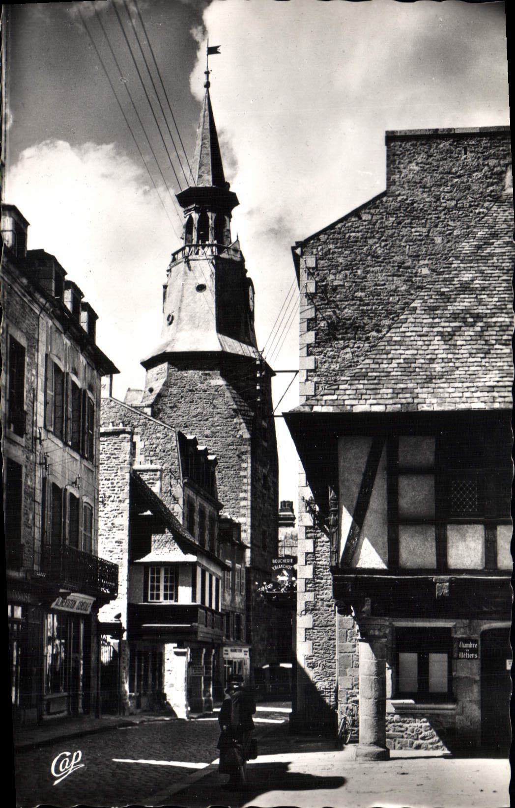 CPM Dinan La Tour de l'Horloge 