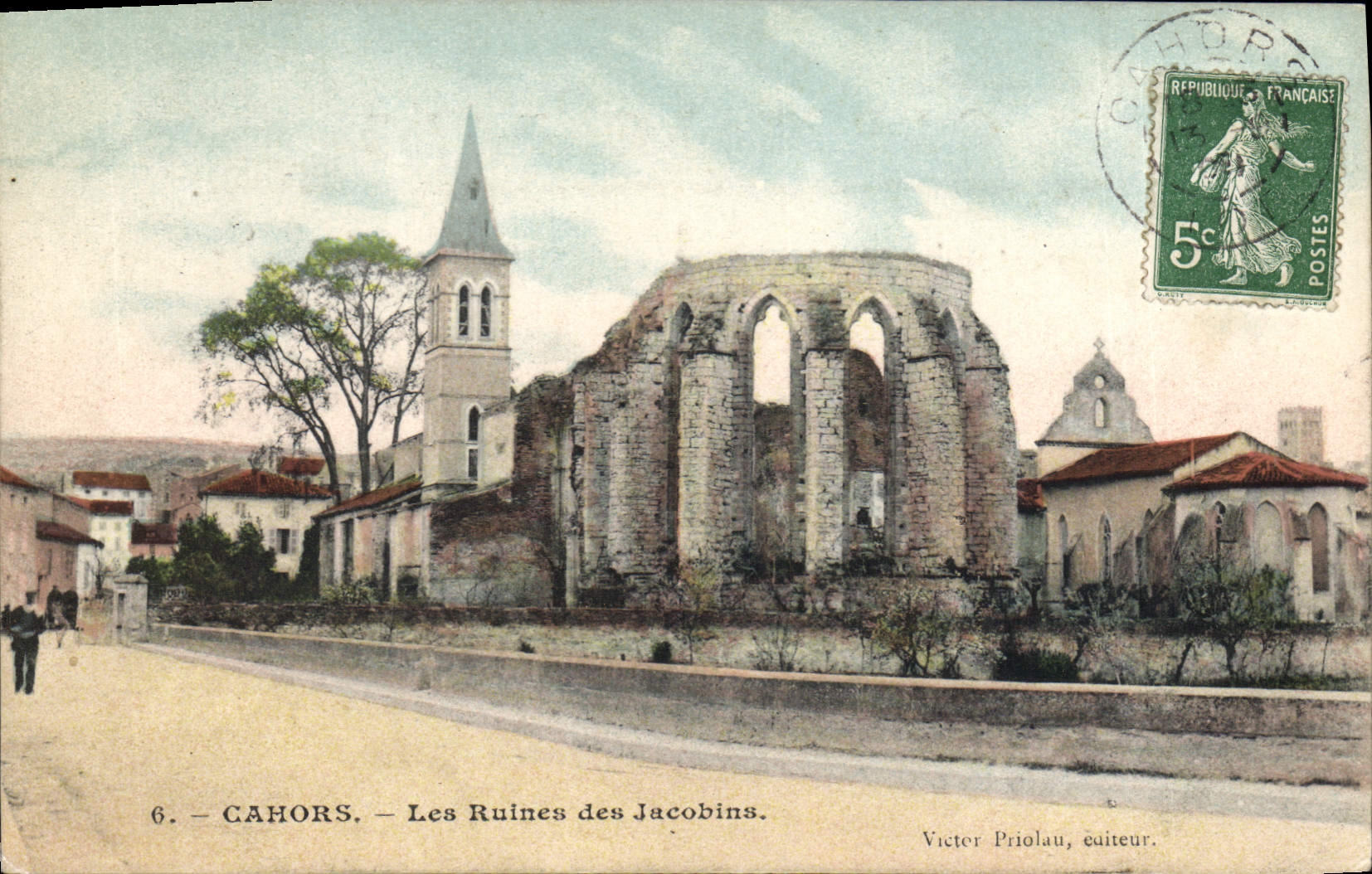 CPA Cahors Les Ruines des Jacobins 