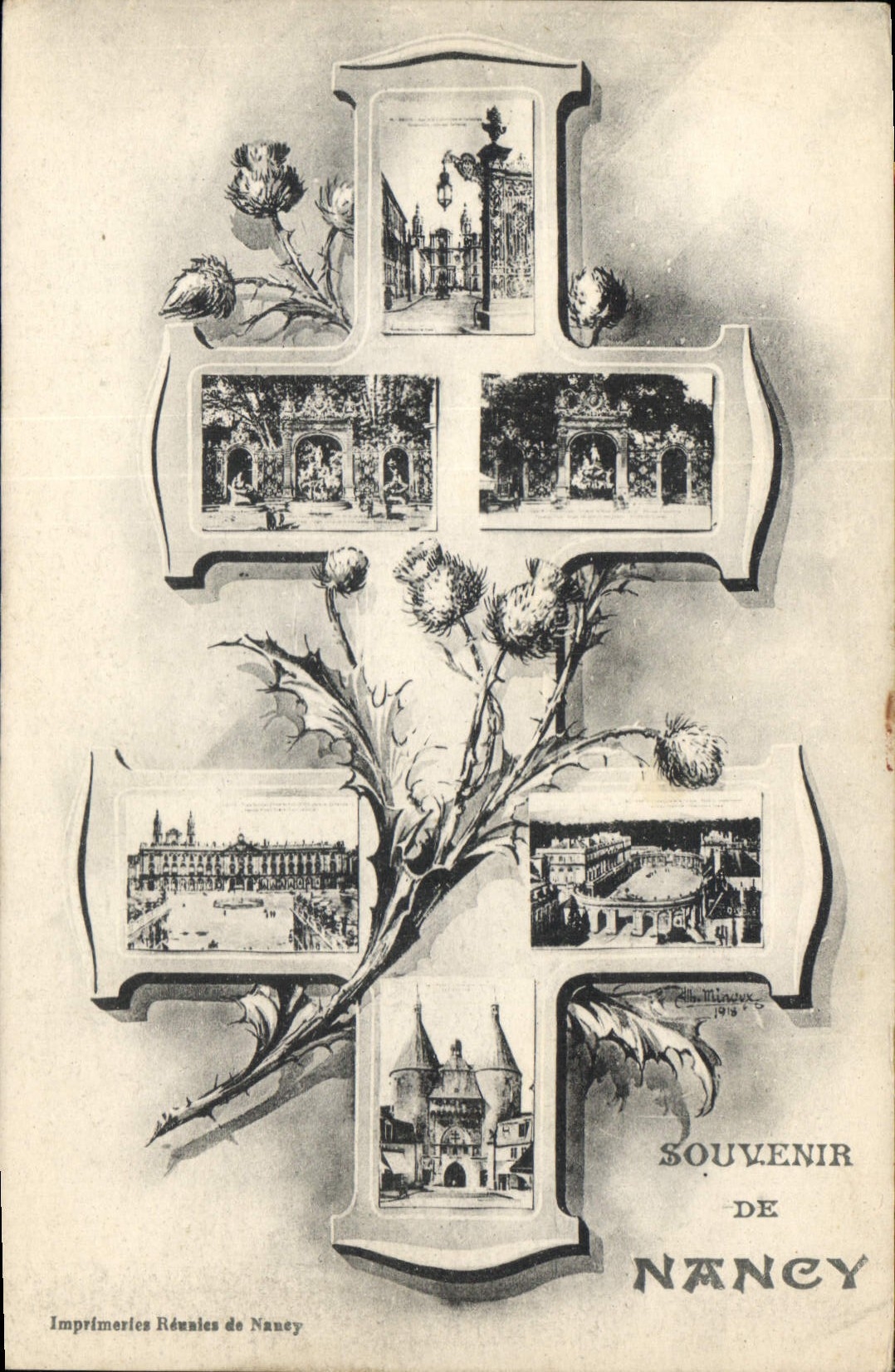 CPA Souvenir de Nancy 