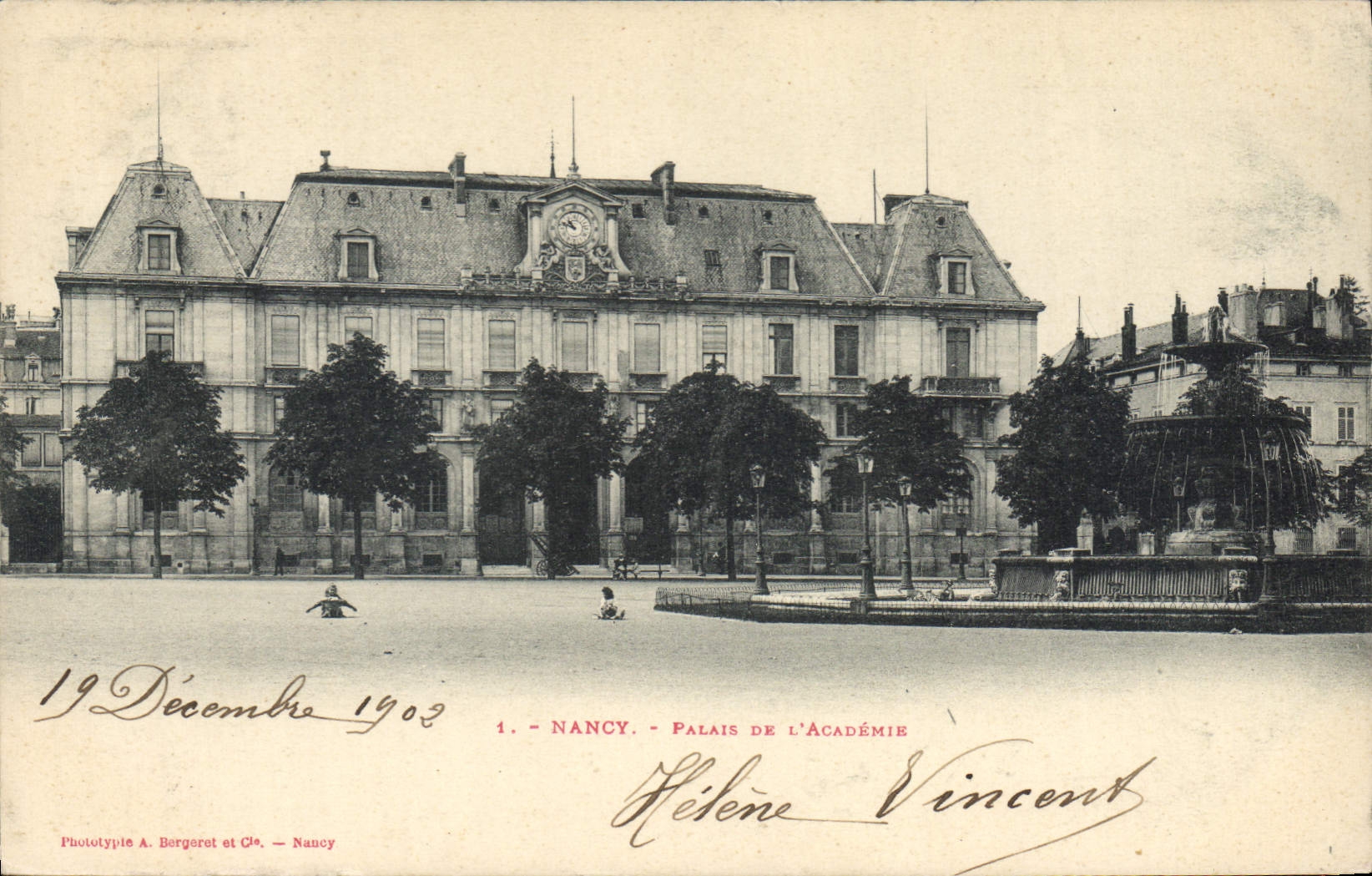 CPA Nancy Palais de l'Academie 