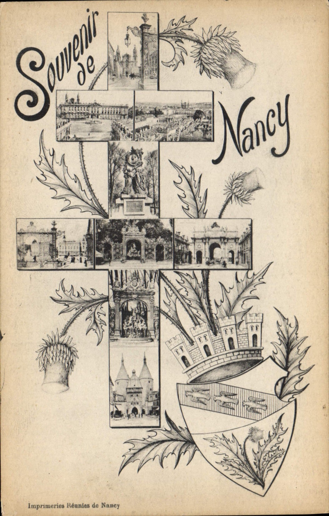 CPA Souvenir de Nancy 