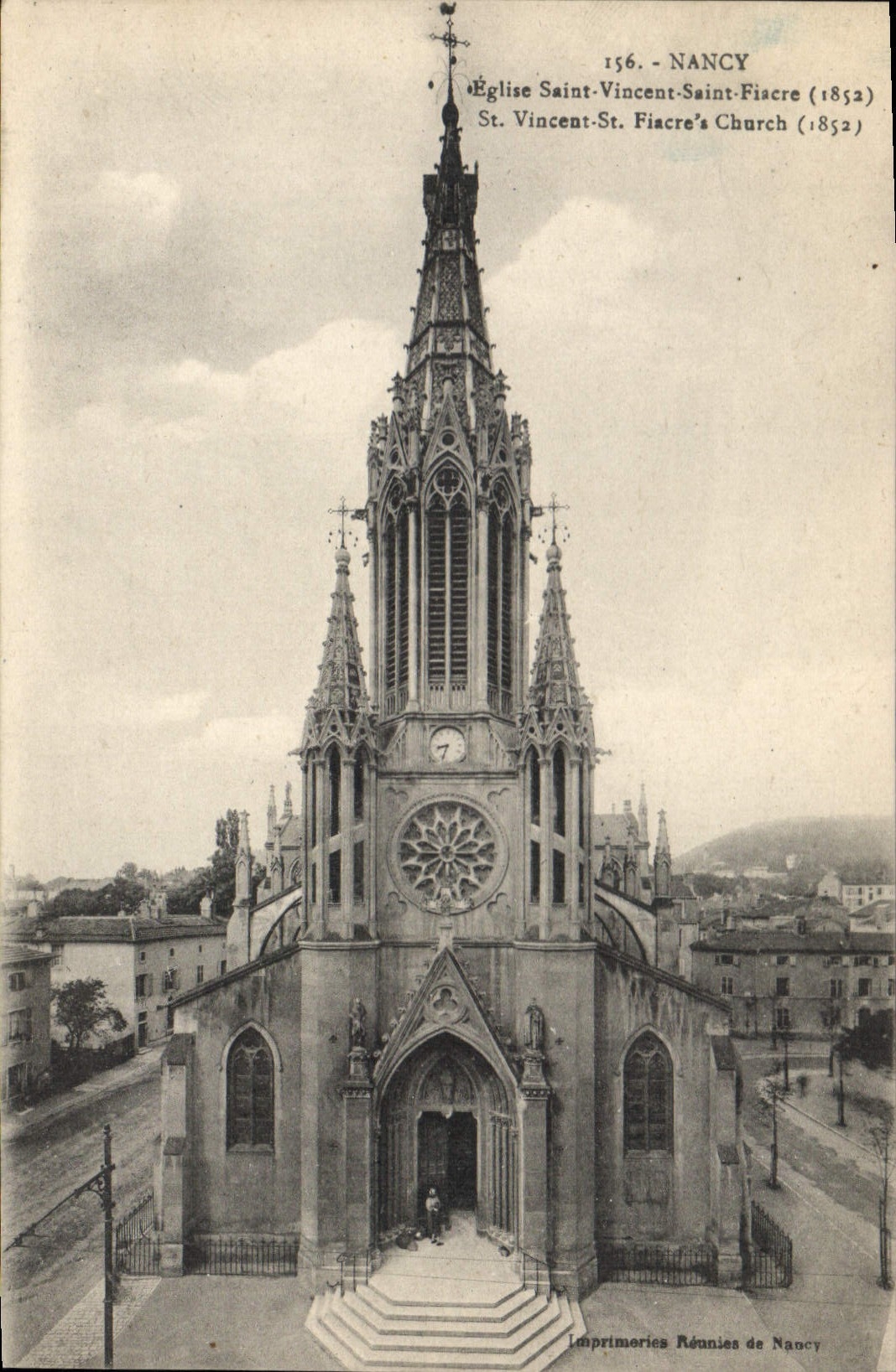 CPA Nancy Eglise Saint Vincent Saint Fiacre 