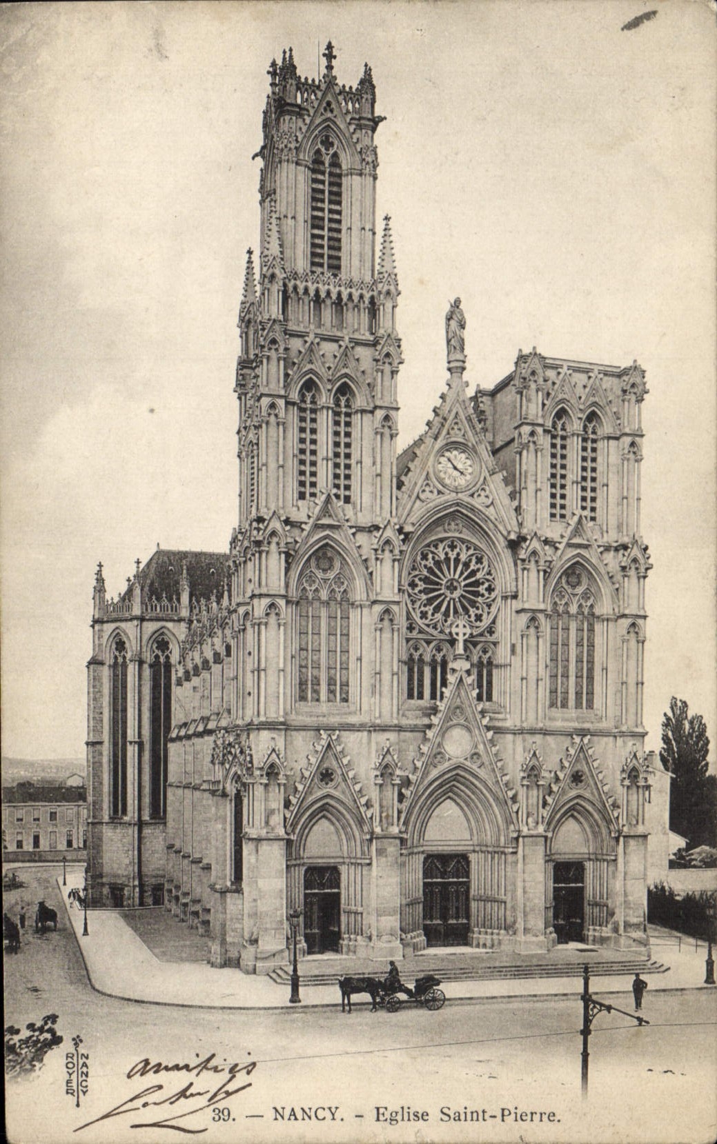 CPA Nancy Eglise Saint Pierre 