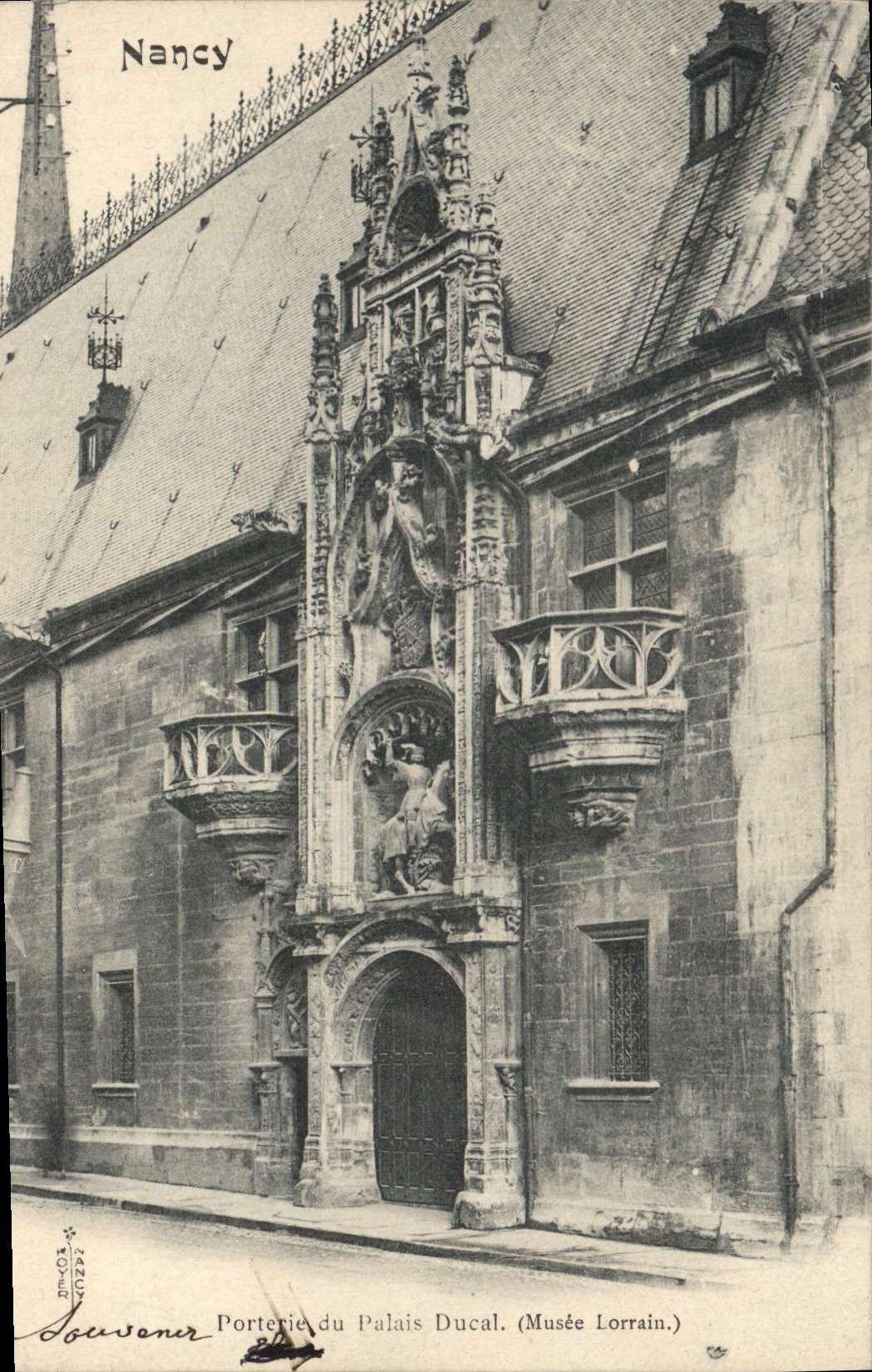 CPA Nancy Porterie du Palais Ducal 