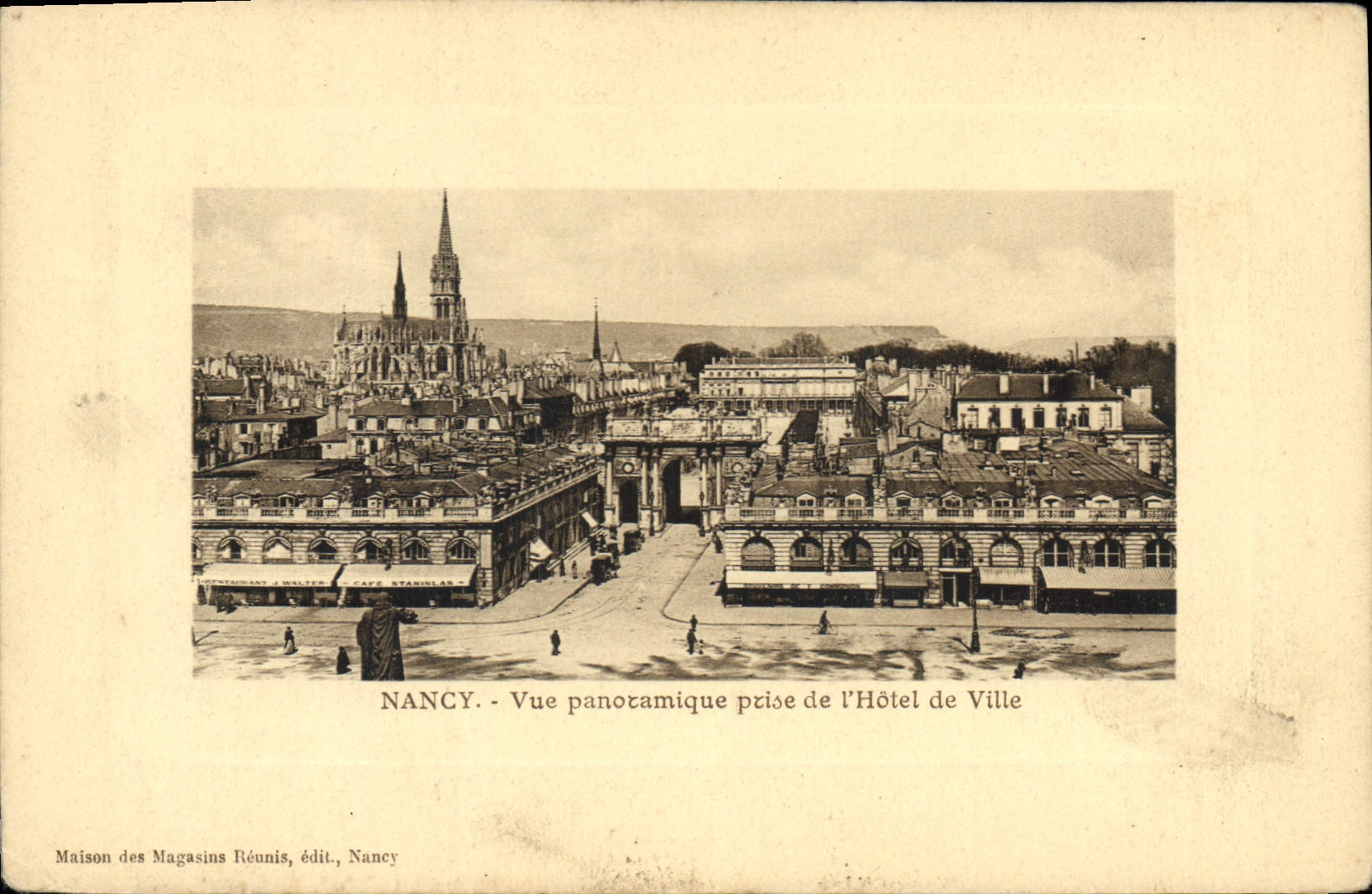 CPA Nancy Vue panoramique prise de l'Hotel de Ville 
