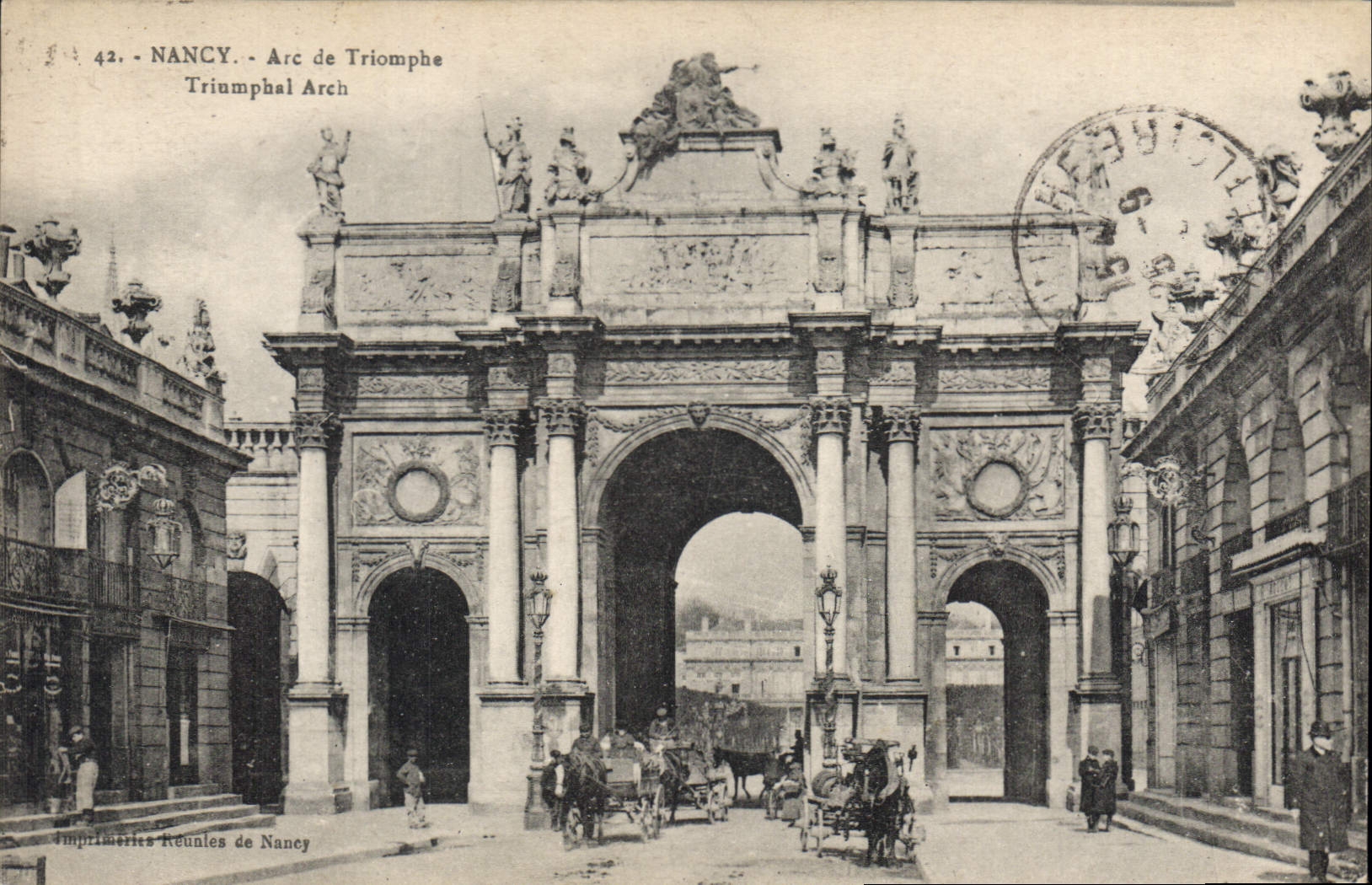 CPA Nancy Arc de Triomphe 