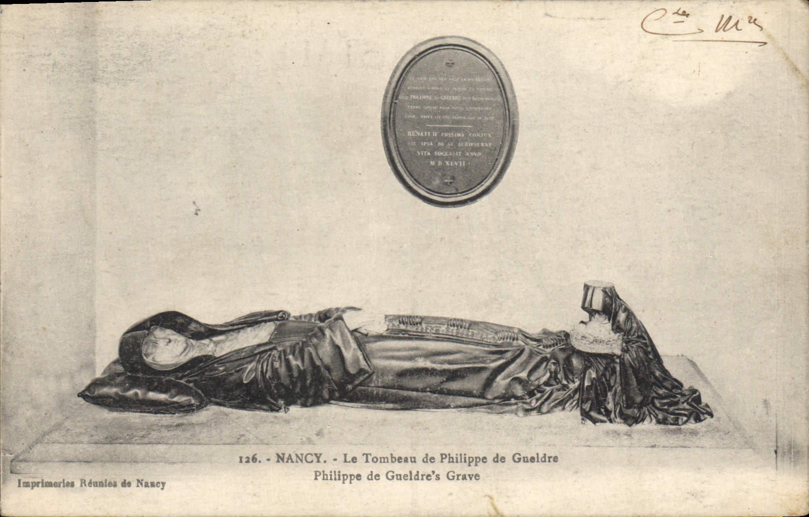 CPA Nancy Le Tombeau de Philippe de Gueldre 