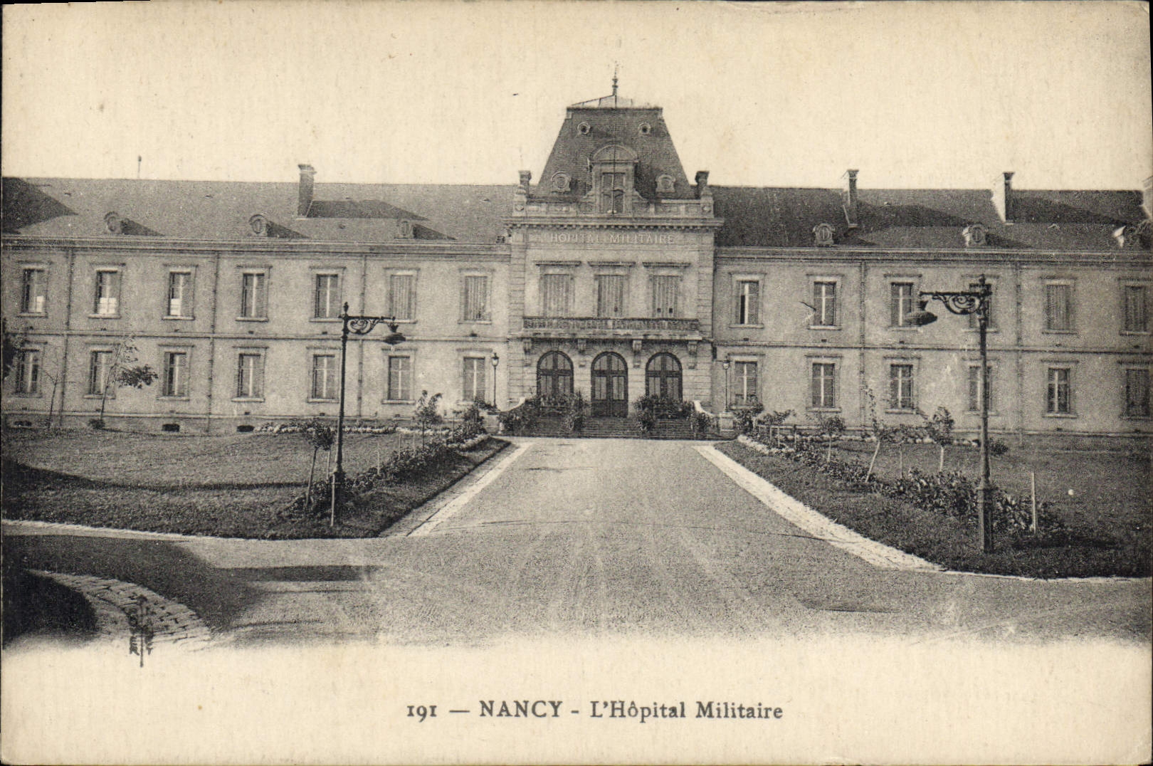 CPA Nancy L'Hopital Militaire Militaria