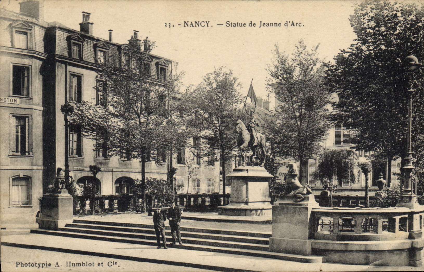 CPA Nancy Statue de Jeanne d'Arc 