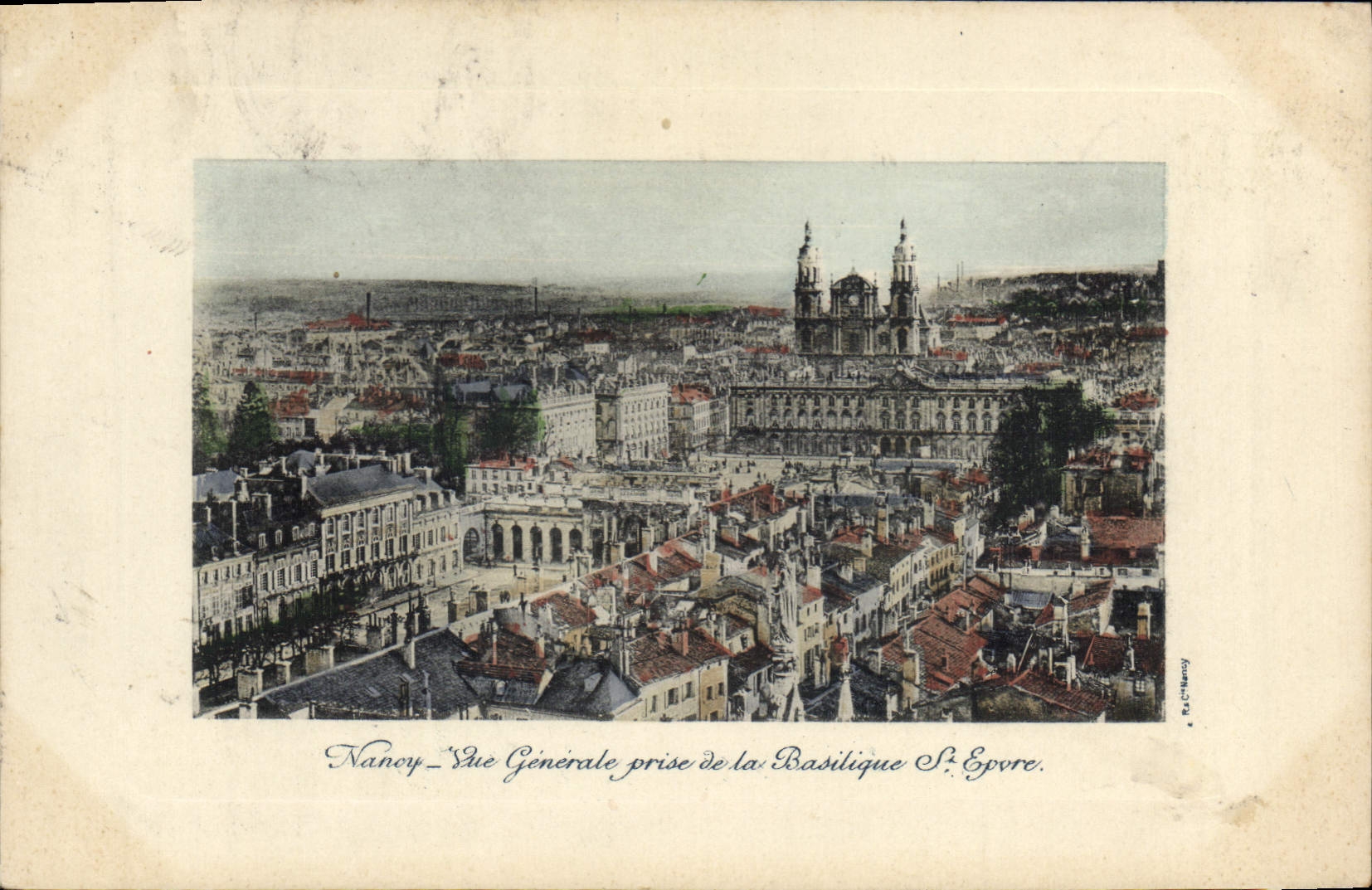CPA Nancy Vue Generale prise de la Basilique St Epvre 