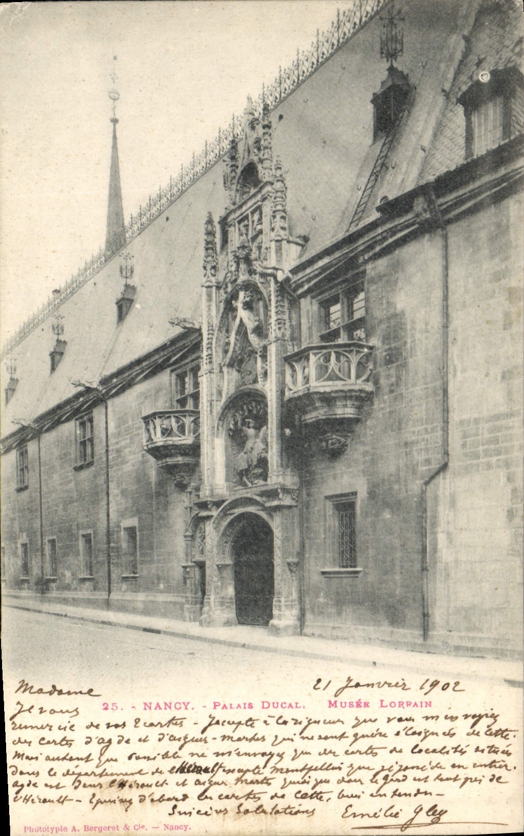 CPA Nancy Palais Ducal 