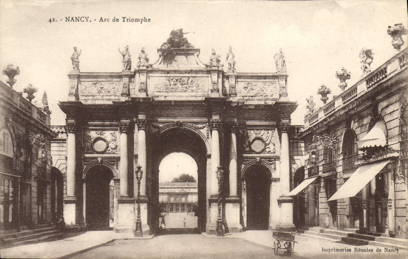 CPA Nancy Arc de Triomphe 