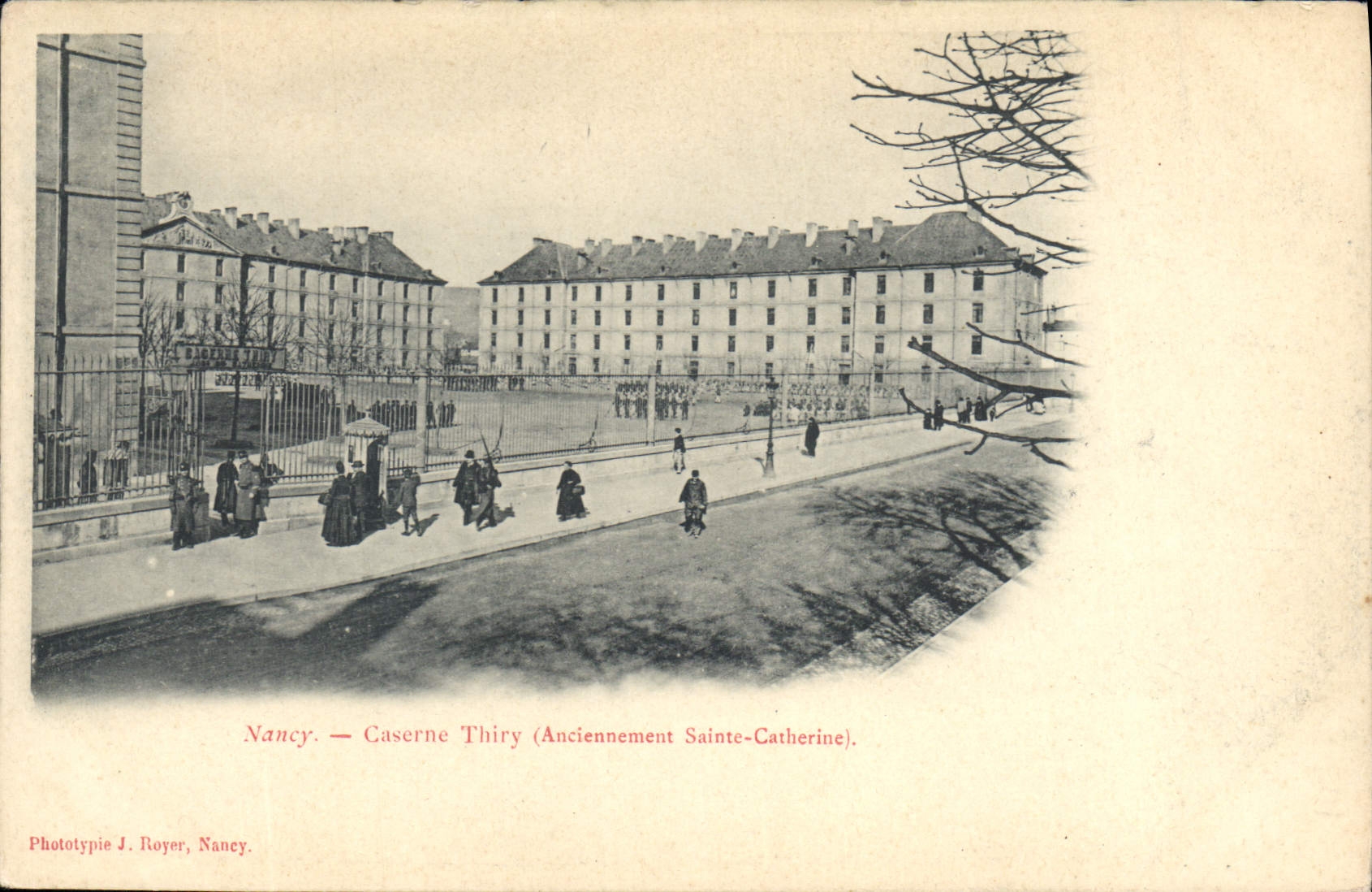 CPA Nancy Caserne Thiry Anciennement Sainte Catherine Militaria