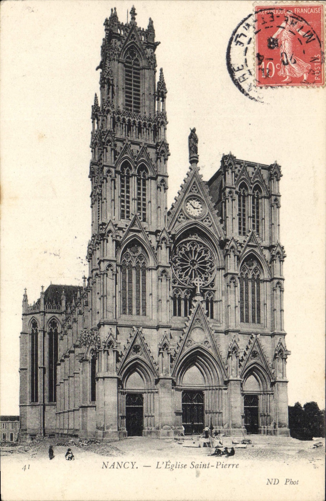 CPA Nancy l'Eglise Saint Pierre 