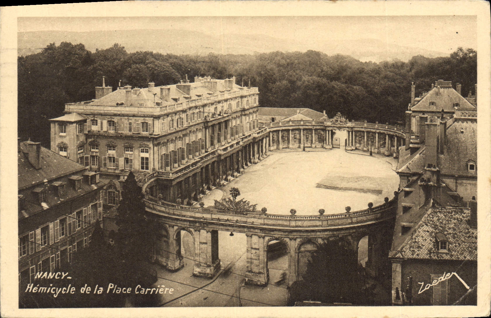 CPA Nancy Hemicycle de la Place Carriere 