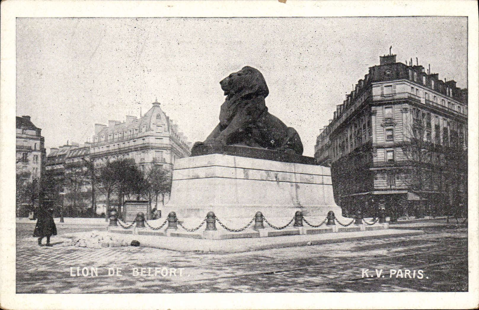 CPA Lion de Belfort Paris