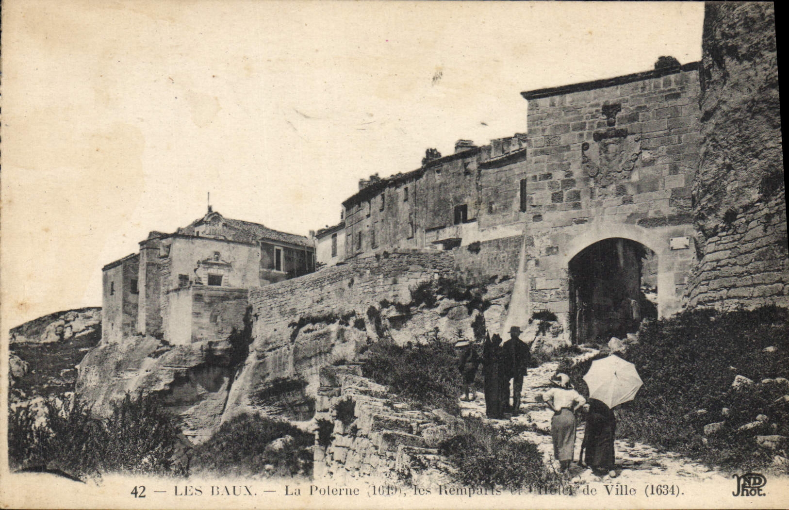 CPA Les Baux La Polerne 