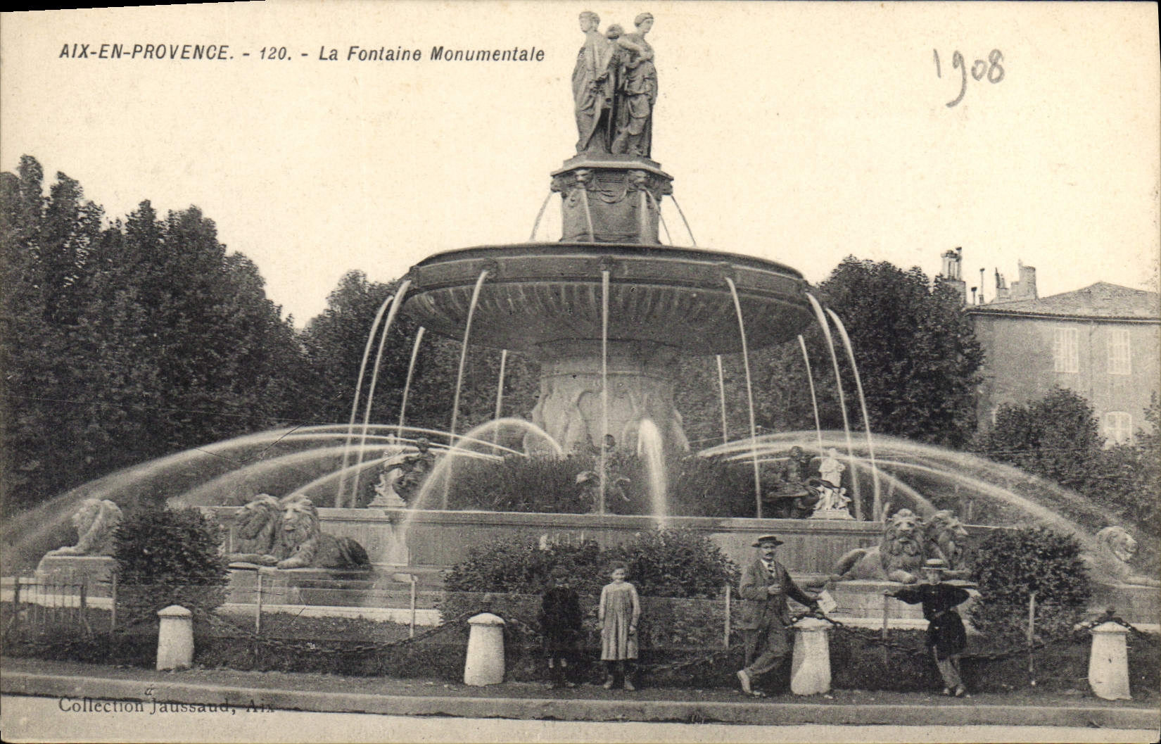 CPA Aix en Provence la Fontaine Monumentale 