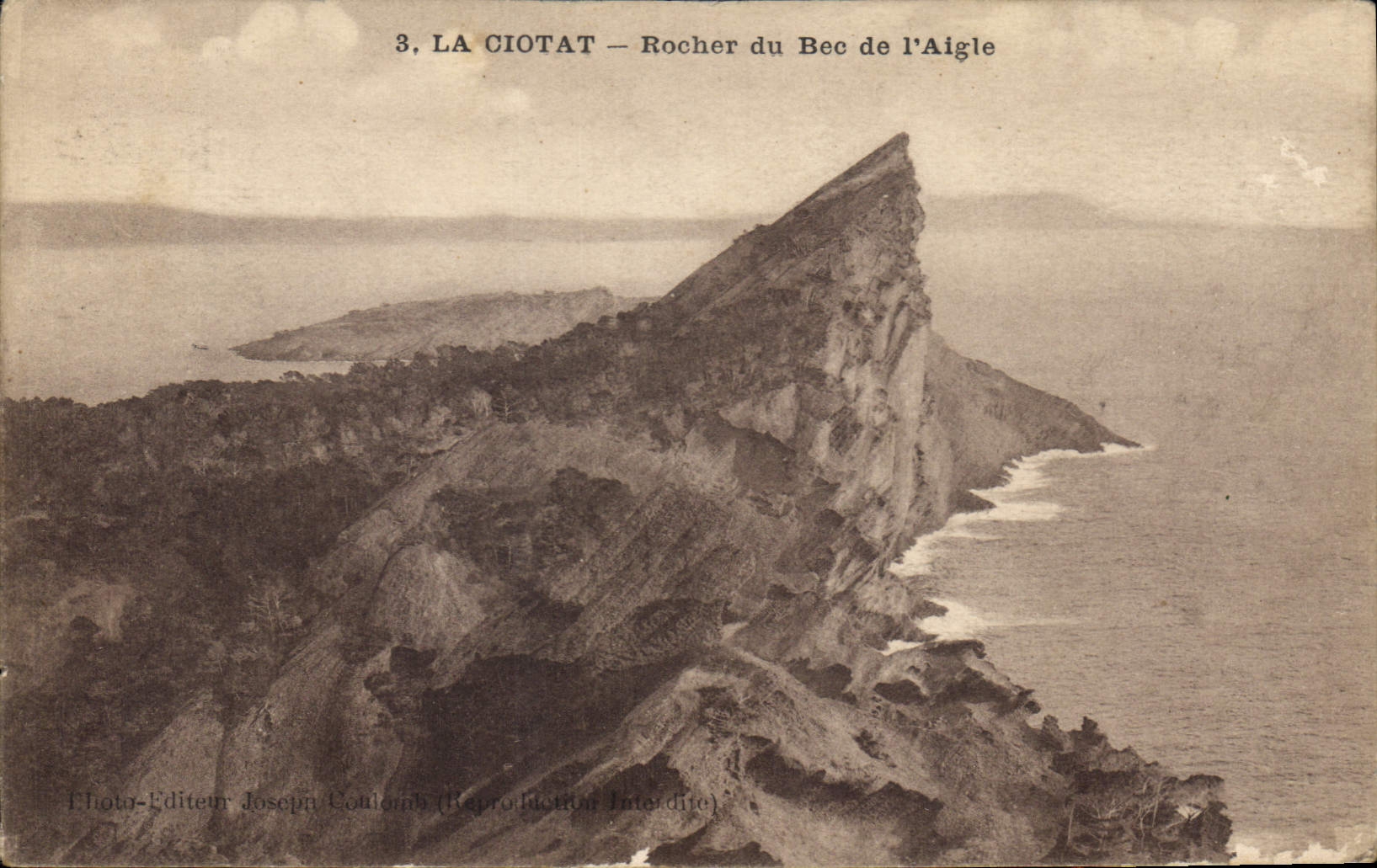 CPA La Ciotat Rocher du Bec de l'Aigle 