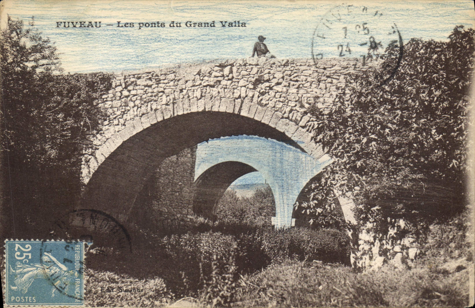 CPA Fuveau Les ponts du Grand Valla 