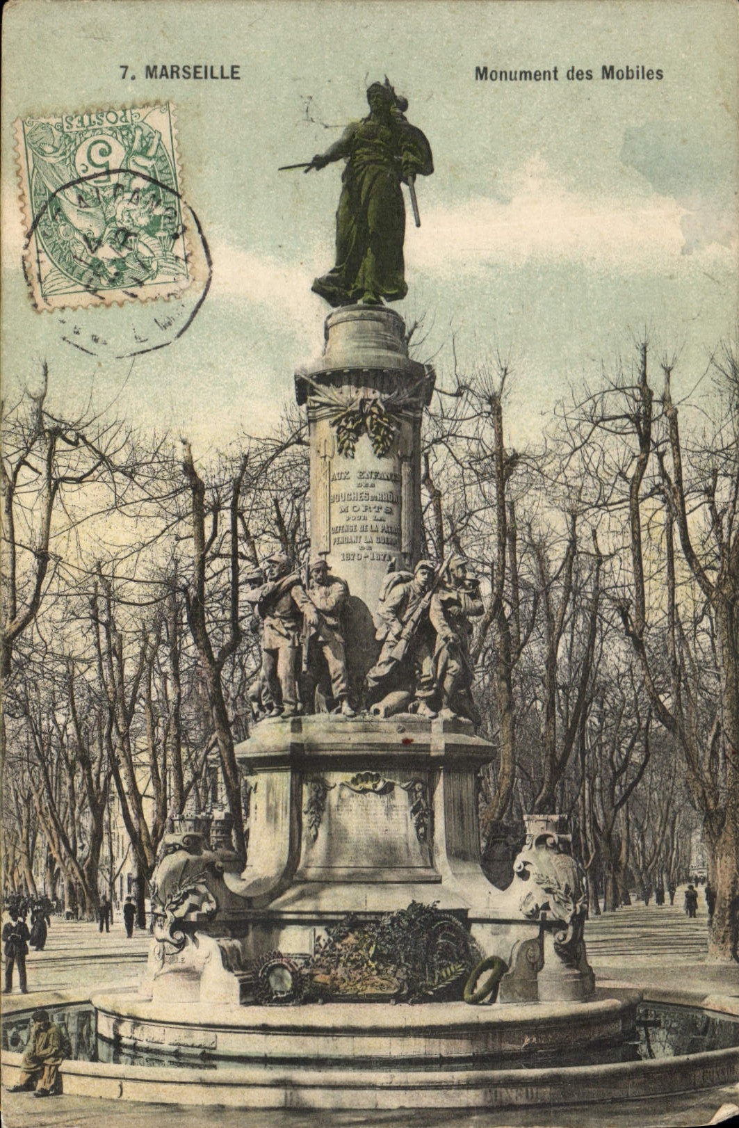 CPA Marseille Monument des Mobiles 