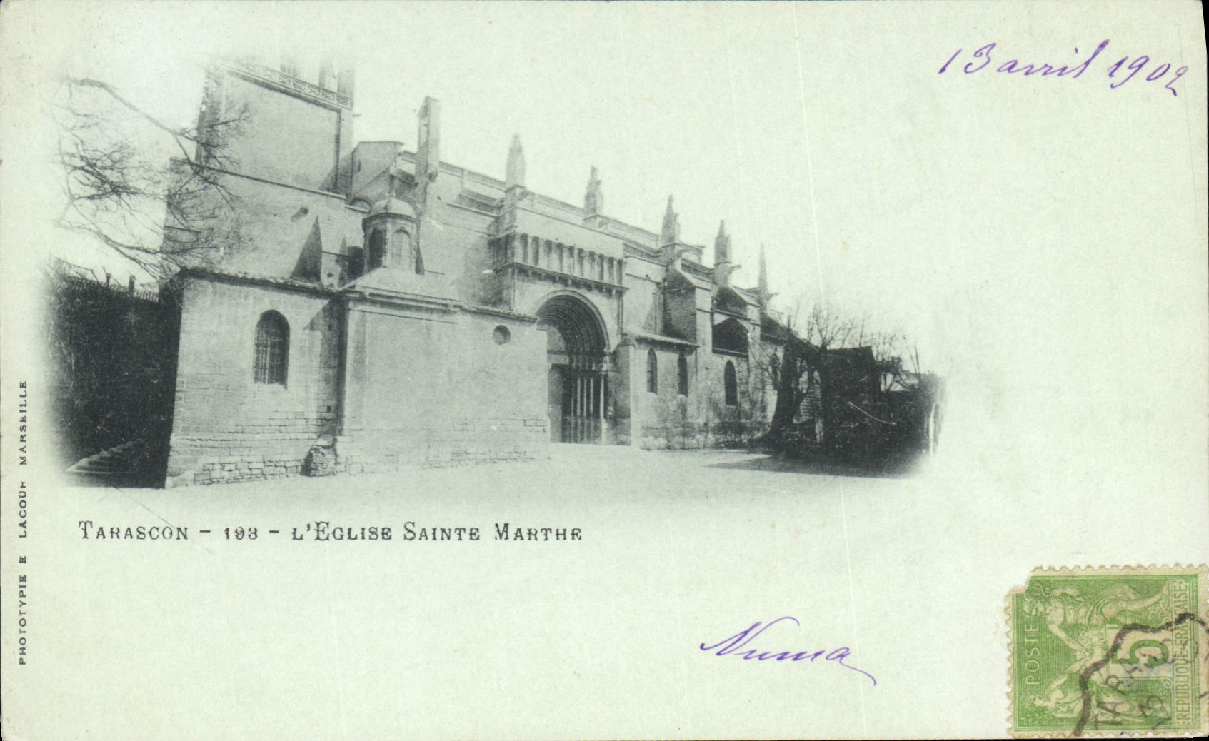 CPA Tarascon L'Eglise Sainte Marthe 